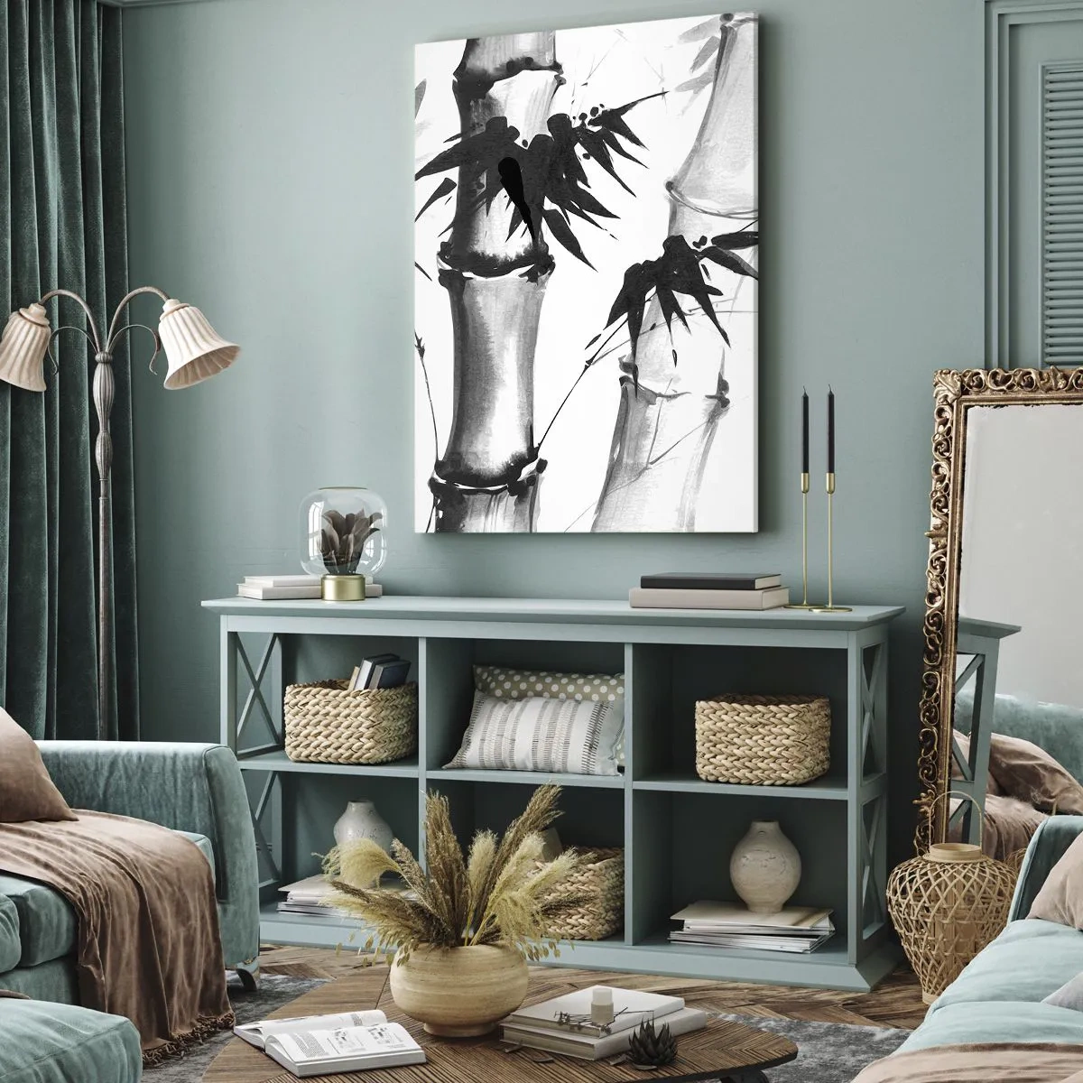 Impression sur toile - Image sur toile - Gros plan sur l'orient - 55x100 cm