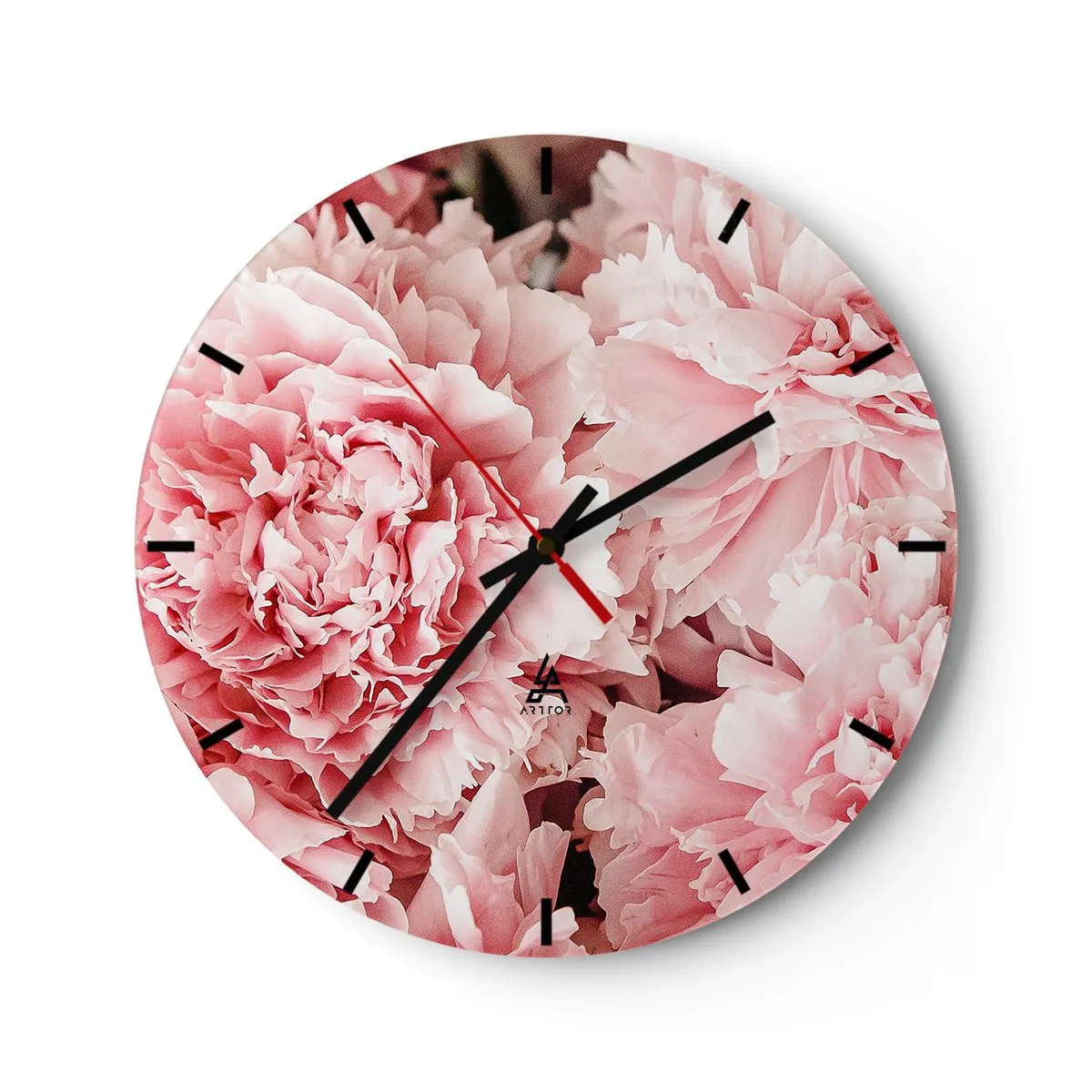 Horloge murale - Pendule murale - Rêve rose - 40x40 cm
