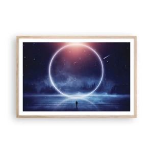Affiche dans un chêne clair - Poster - Ils sont déjà là... - 91x61 cm