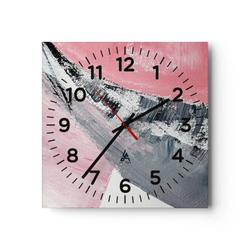 Horloge murale - Pendule murale - Composition assortie - 40x40 cm