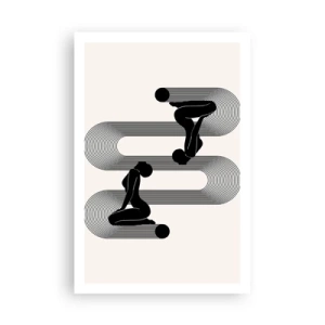 Affiche - Poster - Symétrie sensuelle - 61x91 cm