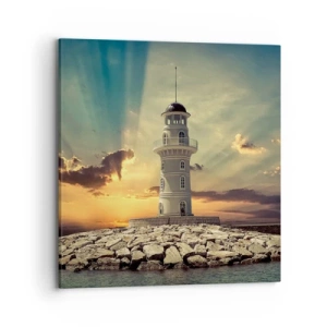 Impression sur toile - Image sur toile - Lumière - Bonté - Beauté - 70x70 cm