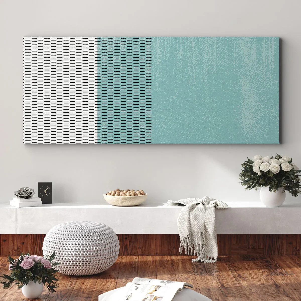 Impression sur toile - Image sur toile - Composition équilibrée - 100x40 cm