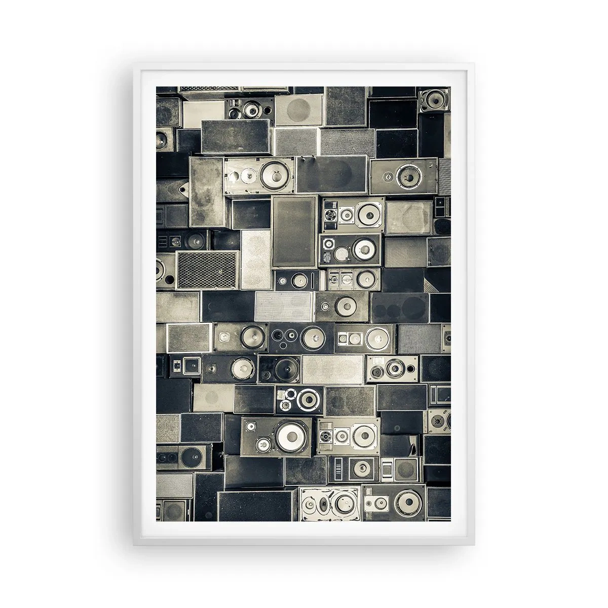 Affiche dans un cadre blanc - Poster - Tout va bien - 70x100 cm