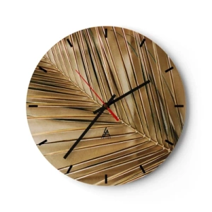 Horloge murale - Pendule murale - Colonnade naturelle - 40x40 cm