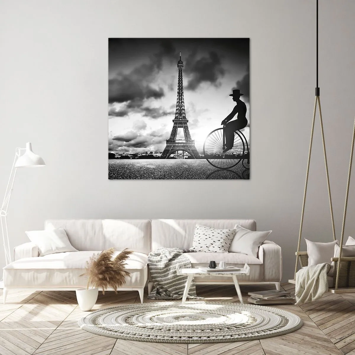 Impression sur toile - Image sur toile - Nostalgie de la Belle Epoque - 60x60 cm