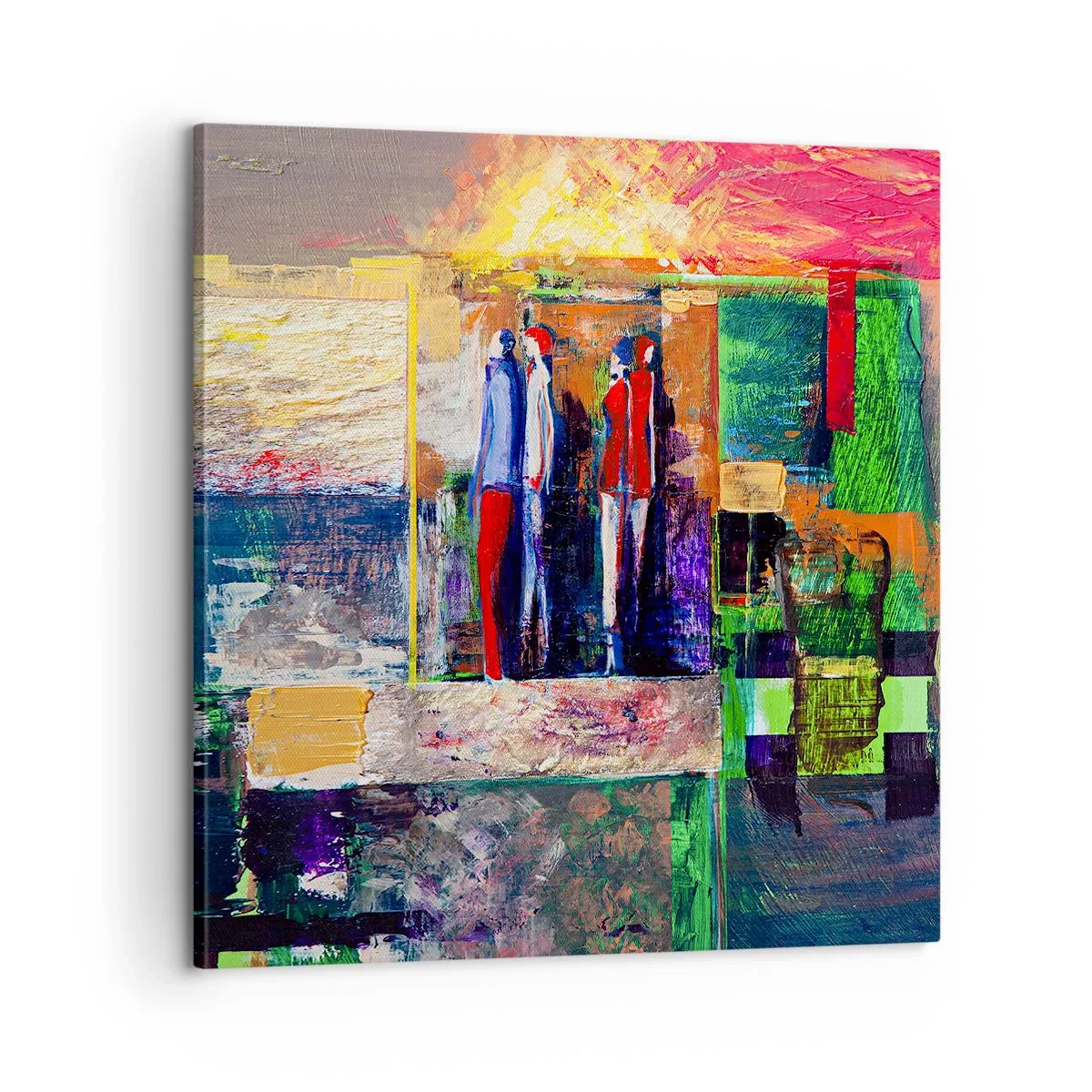 Impression sur toile - Image sur toile - Relations et émotions - 60x60 cm