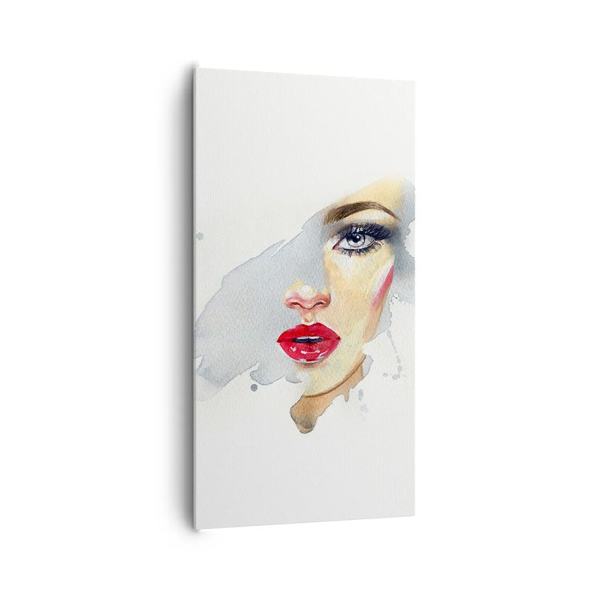 Impression sur toile - Image sur toile - Reflet dans une goutte d'eau - 65x120 cm