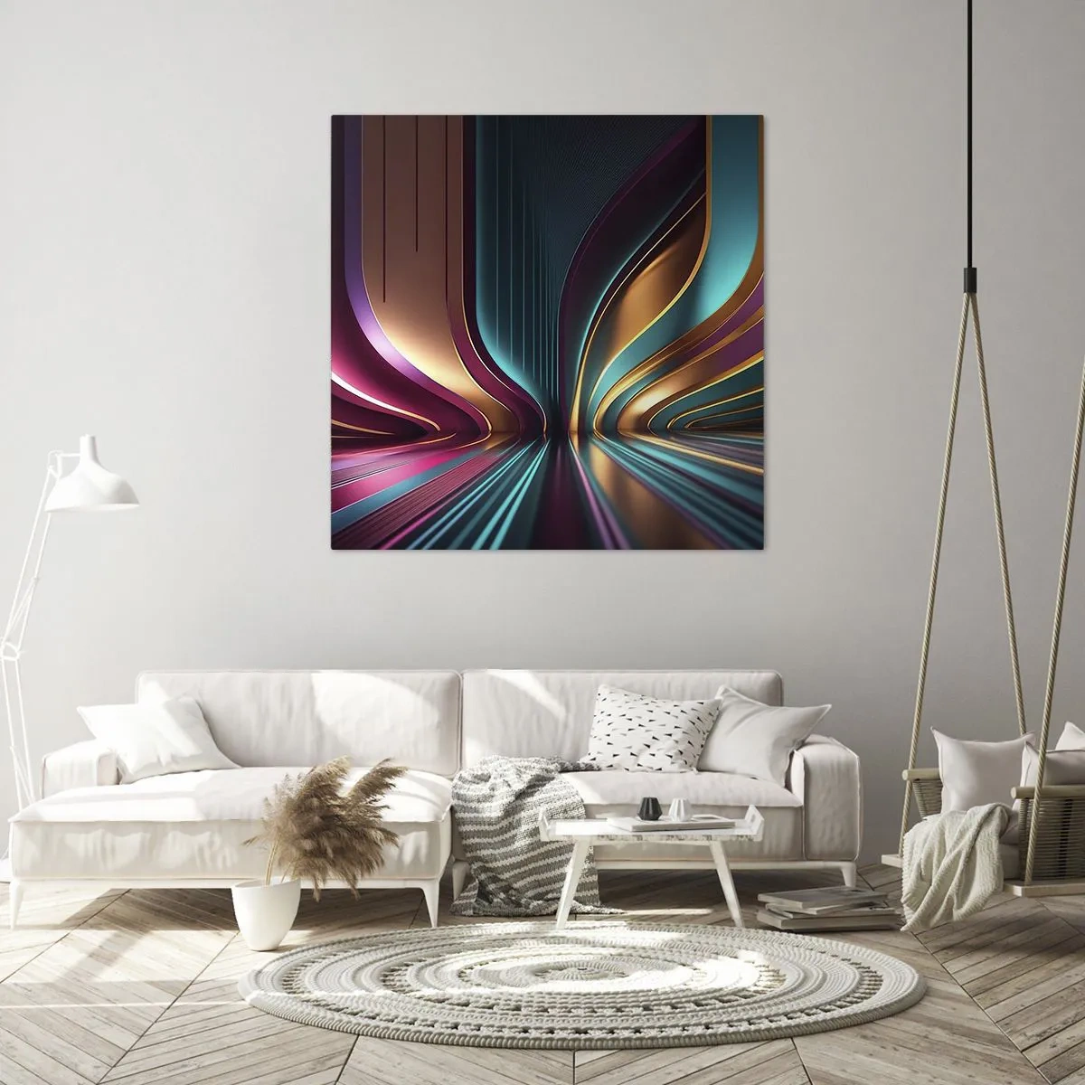 Impression sur toile - Image sur toile - Architektura światła - 50x50 cm