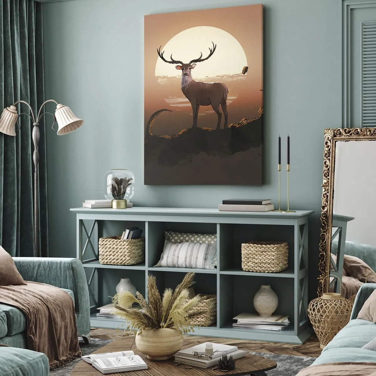 Impression sur toile - Image sur toile - Cette nuit ne ressemble à aucune autre - 45x80 cm