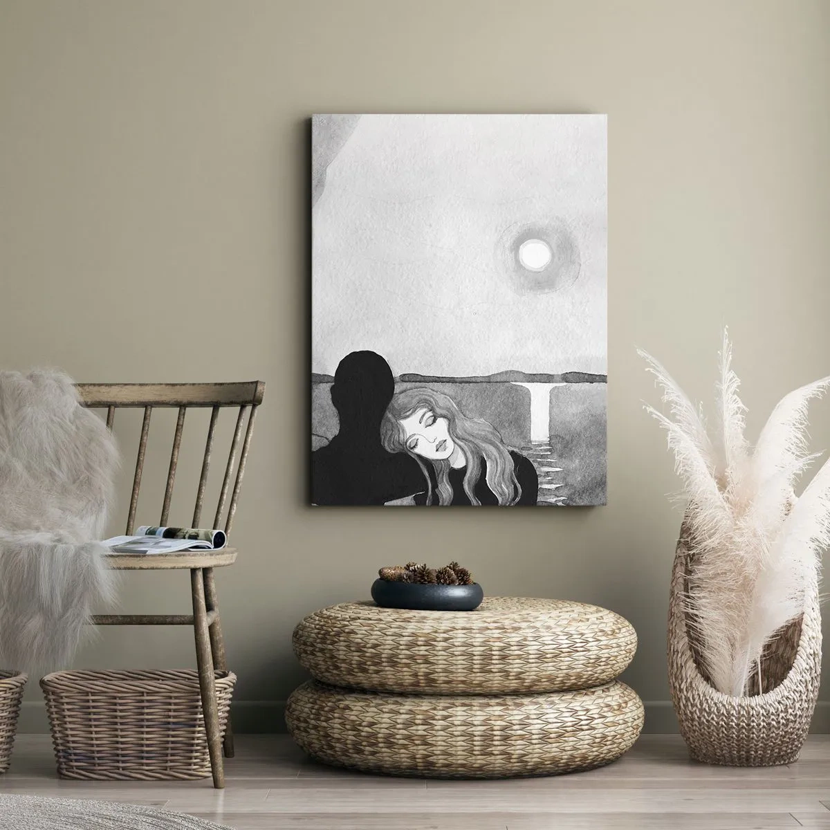 Impression sur toile - Image sur toile - Toujours un secret - 80x120 cm