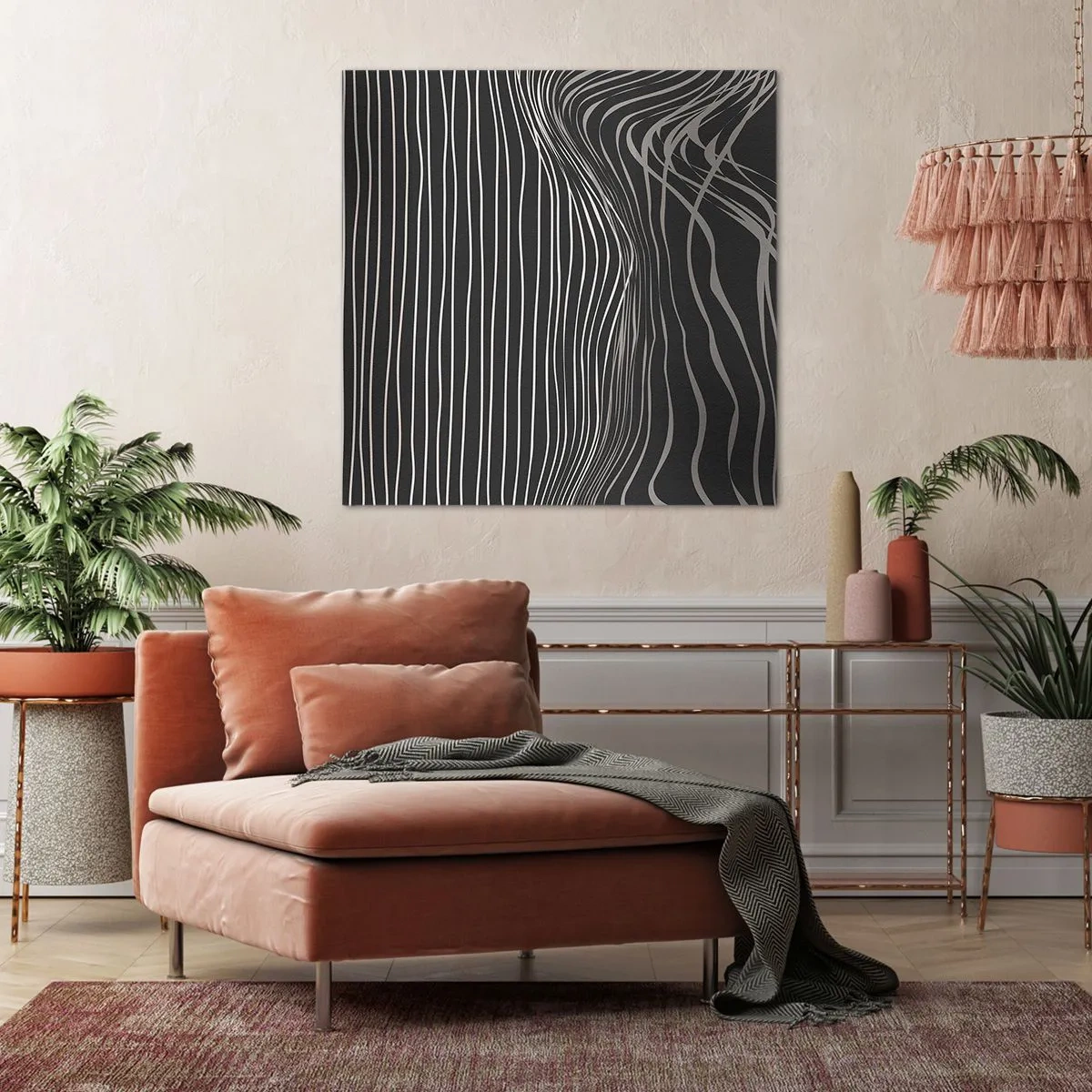 Impression sur toile - Image sur toile - Rythme et accent - 70x70 cm