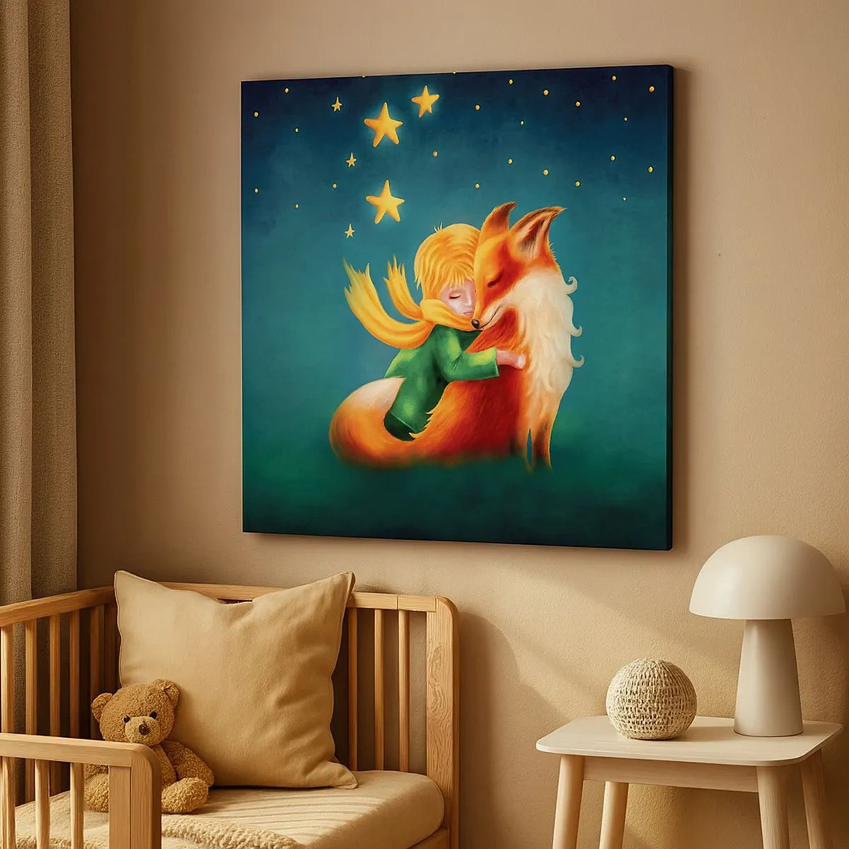 Impression sur toile - Image sur toile - Petit Prince - 30x30 cm
