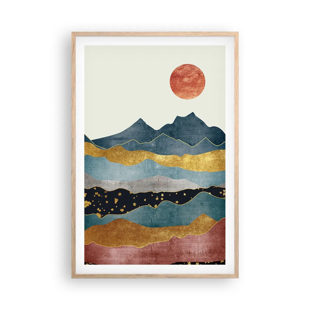 Affiche dans un chêne clair - Poster - Une coupe du monde - 61x91 cm