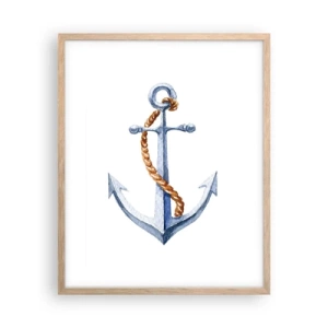 Affiche dans un chêne clair - Poster - Ah l'aventure ! - 40x50 cm