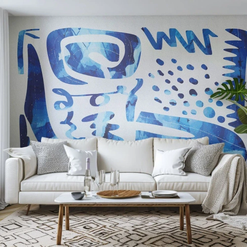 Papier Peint Photo Standard Eco - Retour aux racines - Bohème, Abstraction, Minimaliste - 450x315 cm