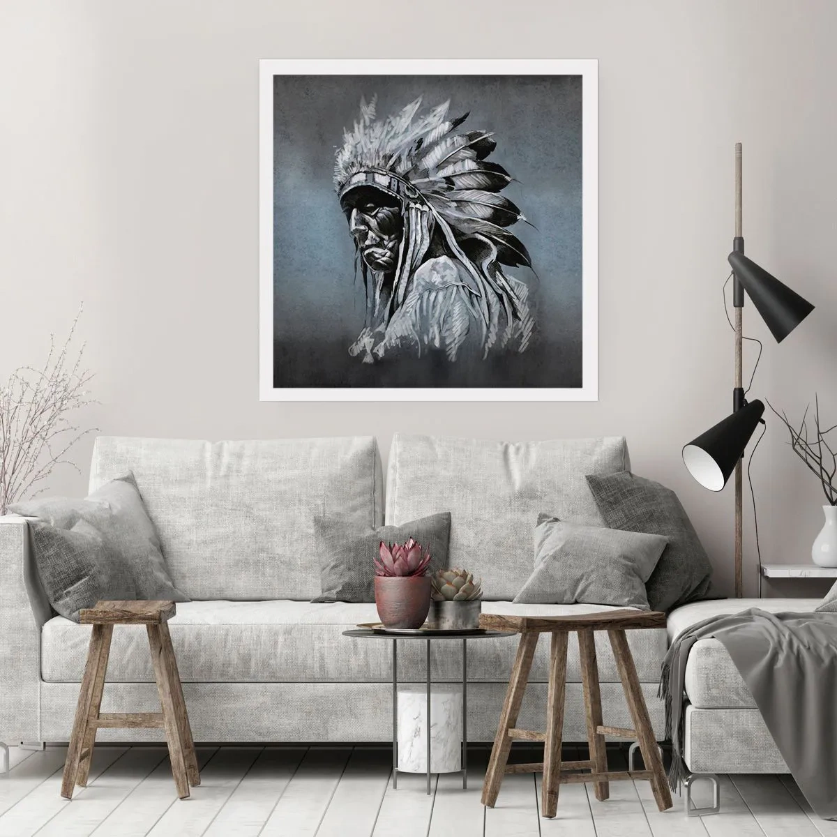 Affiche - Poster - Retour aux sources - 60x60 cm