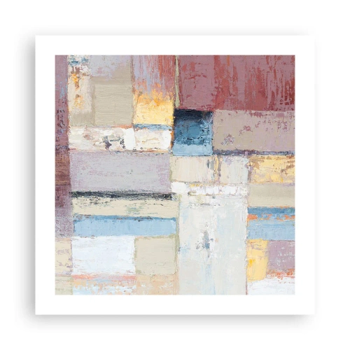 Affiche - Poster - Le calme de la géométrie - 50x50 cm