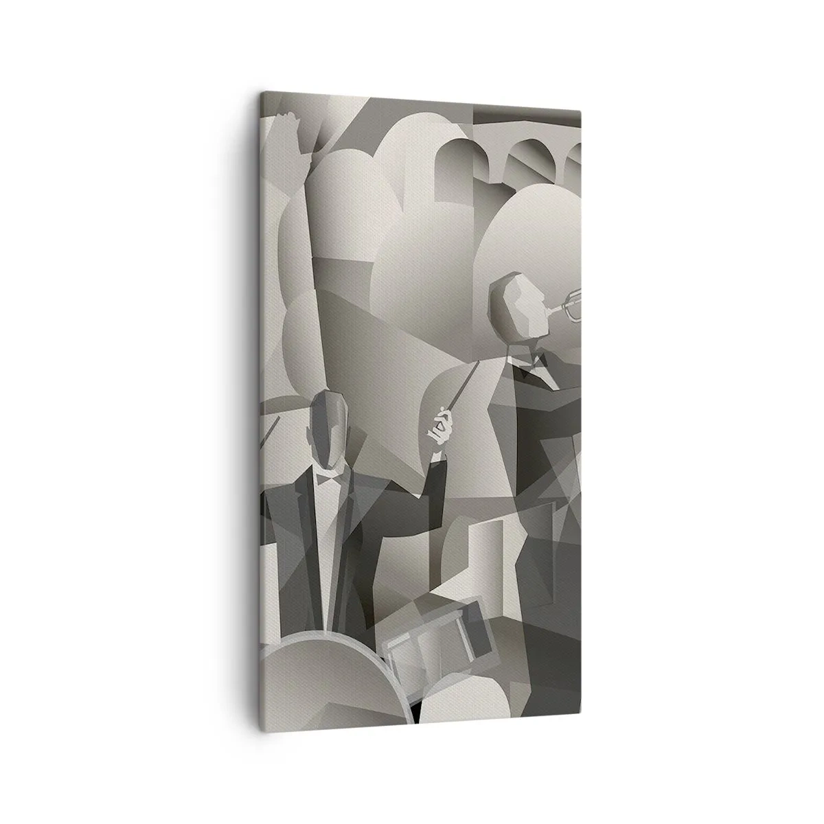 Impression sur toile - Image sur toile - Dans l'espace des sons - 45x80 cm