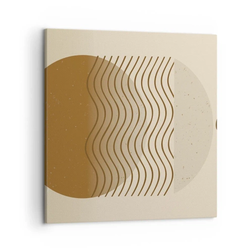 Impression sur toile - Image sur toile - Sur l'origine des figures géométriques - 50x50 cm