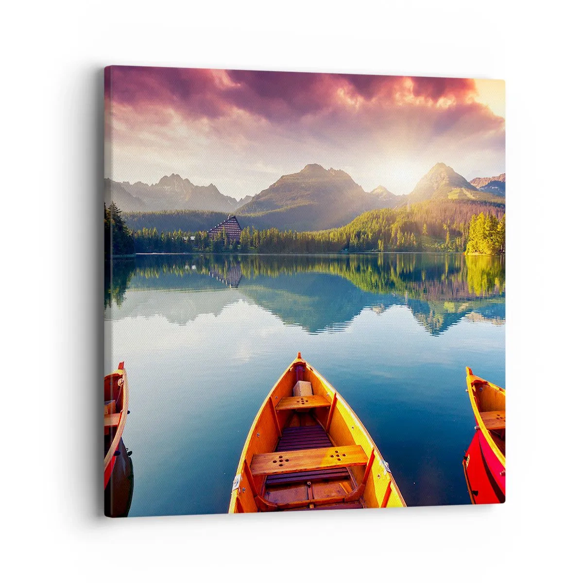 Impression sur toile - Image sur toile - Rien contre nature - 40x40 cm