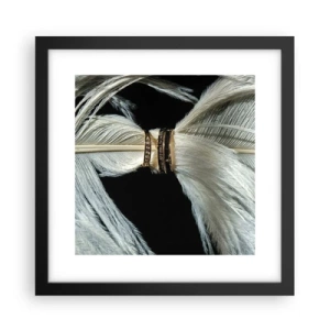 Affiche dans un cadre noir - Poster - ... et je ne te laisserai pas ... - 30x30 cm