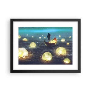 Affiche dans un cadre noir - Poster - Des choses dont les philosophes n'ont jamais rêvé - 40x30 cm