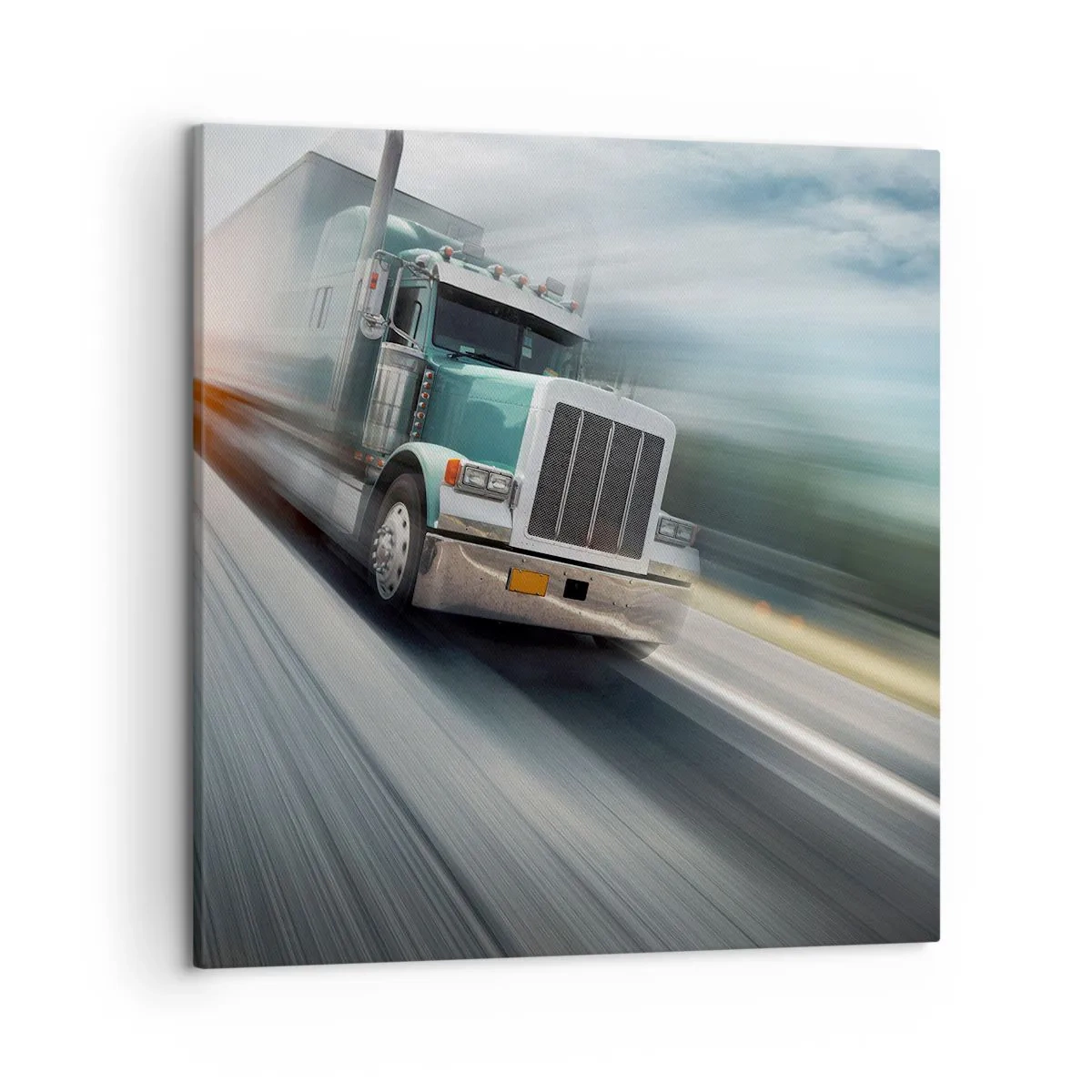 Impression sur toile - Image sur toile - Le géant américain est en fuite - 50x50 cm