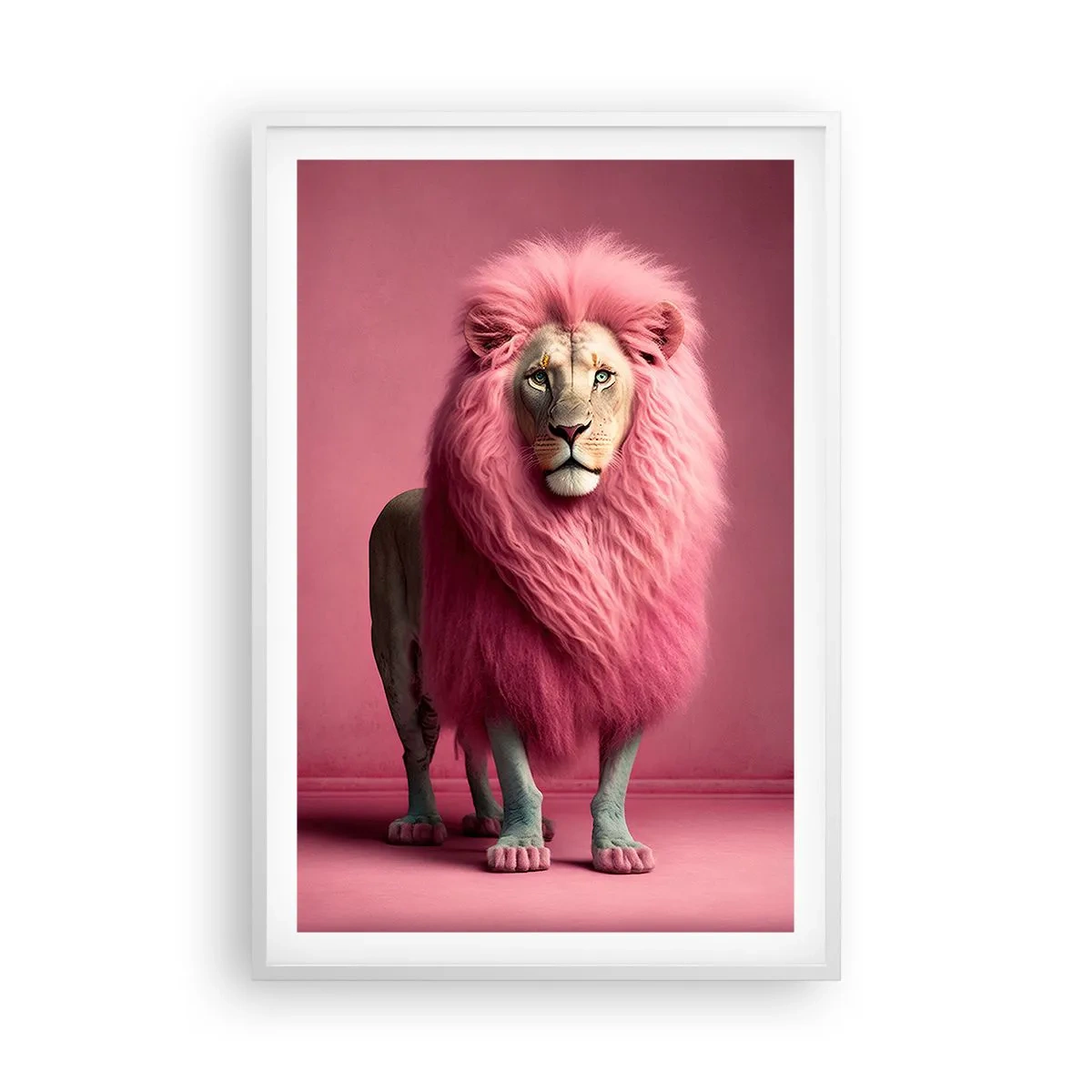 Affiche dans un cadre blanc - Poster - Et tu n'as plus peur - 61x91 cm