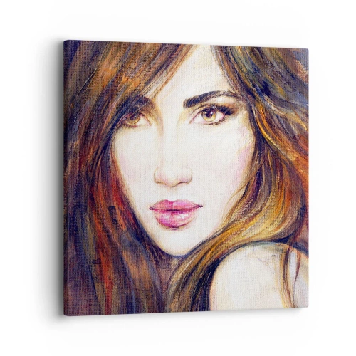 Impression sur toile - Image sur toile - Un sou pour vos pensées - 40x40 cm