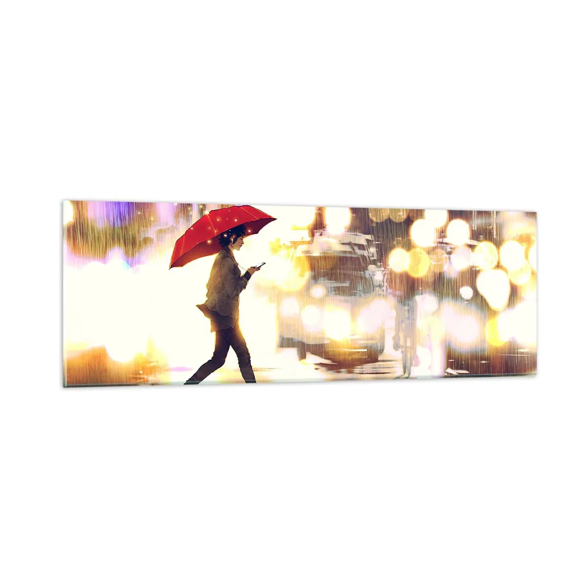 Impression sur verre - Image sur verre - Et pourtant ensoleillé - 90x30 cm