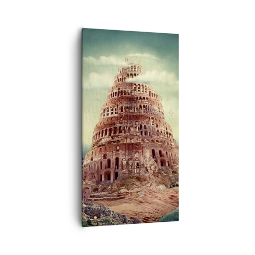 Impression sur toile - Image sur toile - La tour de Babel - 55x100 cm