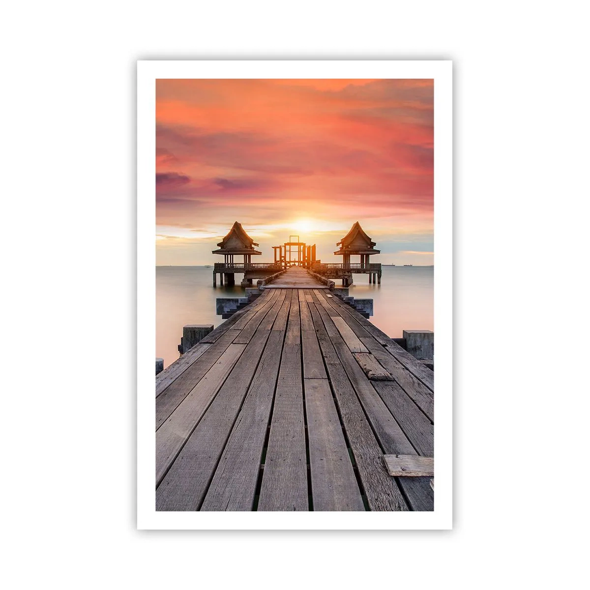 Affiche - Poster - L'Ouest à l'Est - 61x91 cm