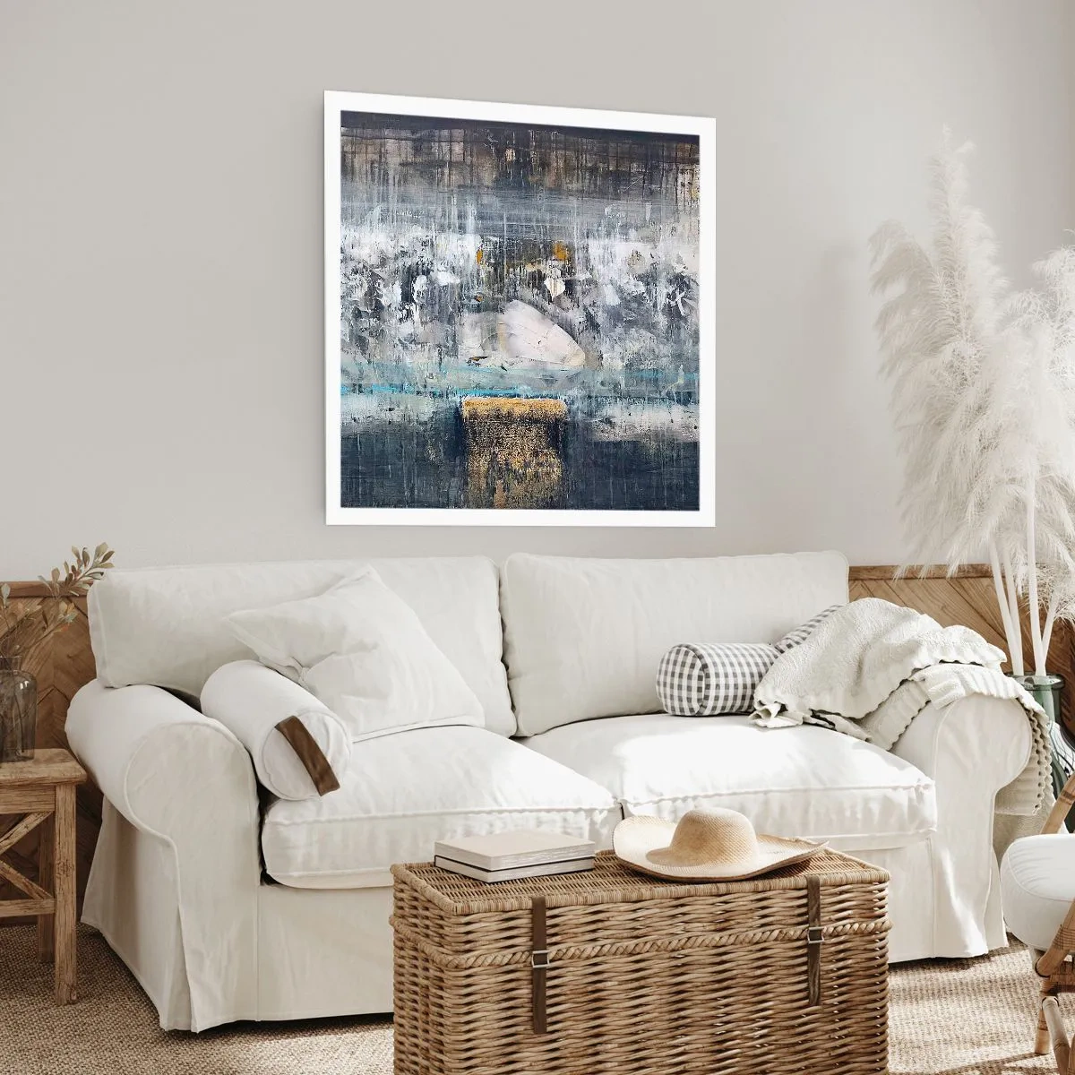 Affiche - Poster - Comme sur la glace, comme après décembre - 40x40 cm