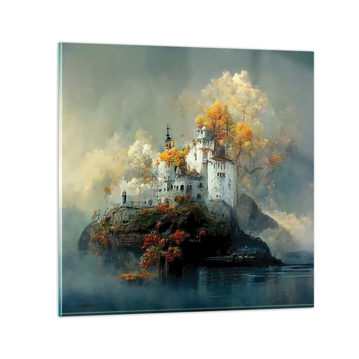 Impression sur verre - Image sur verre - Le début d'une histoire romantique - 70x70 cm