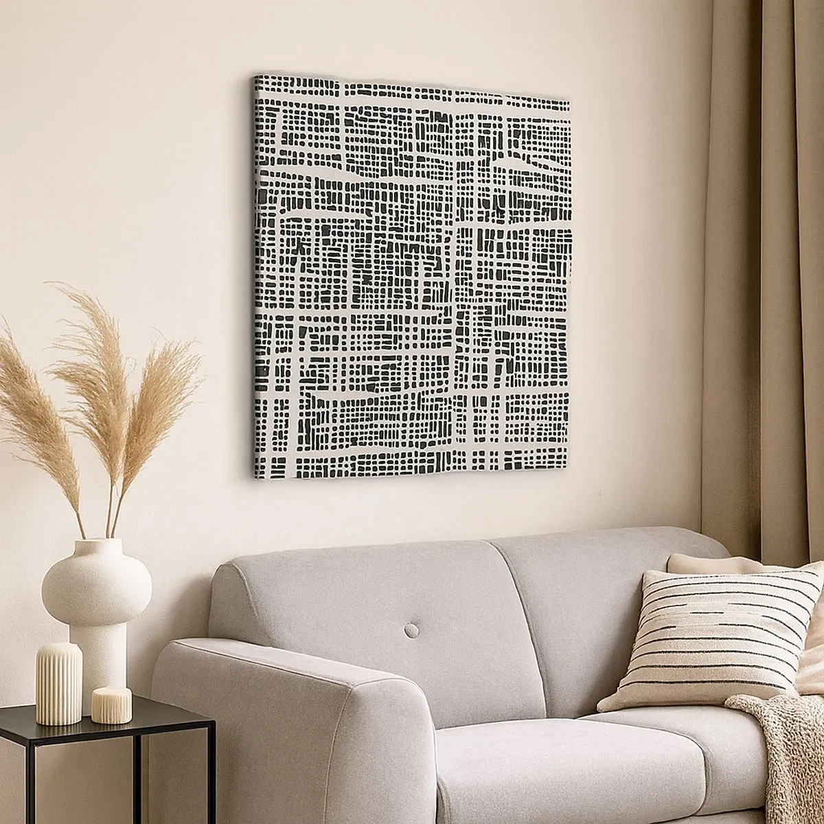 Impression sur toile - Image sur toile - Composition tissée - 30x30 cm