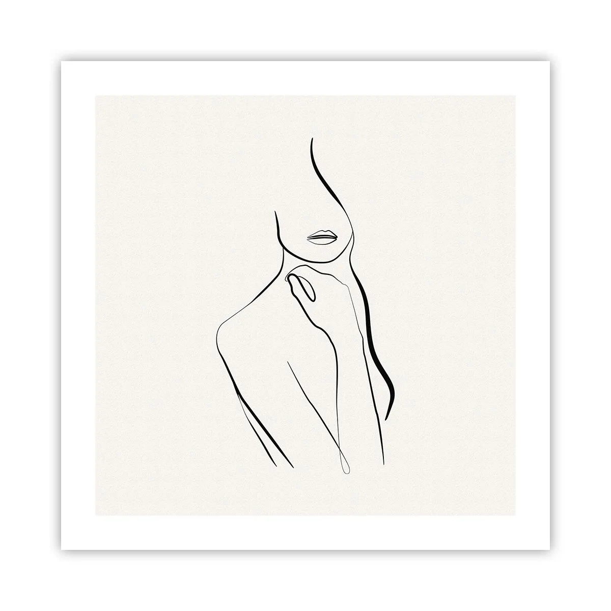 Affiche - Poster - Vague de mélancolie - 50x50 cm