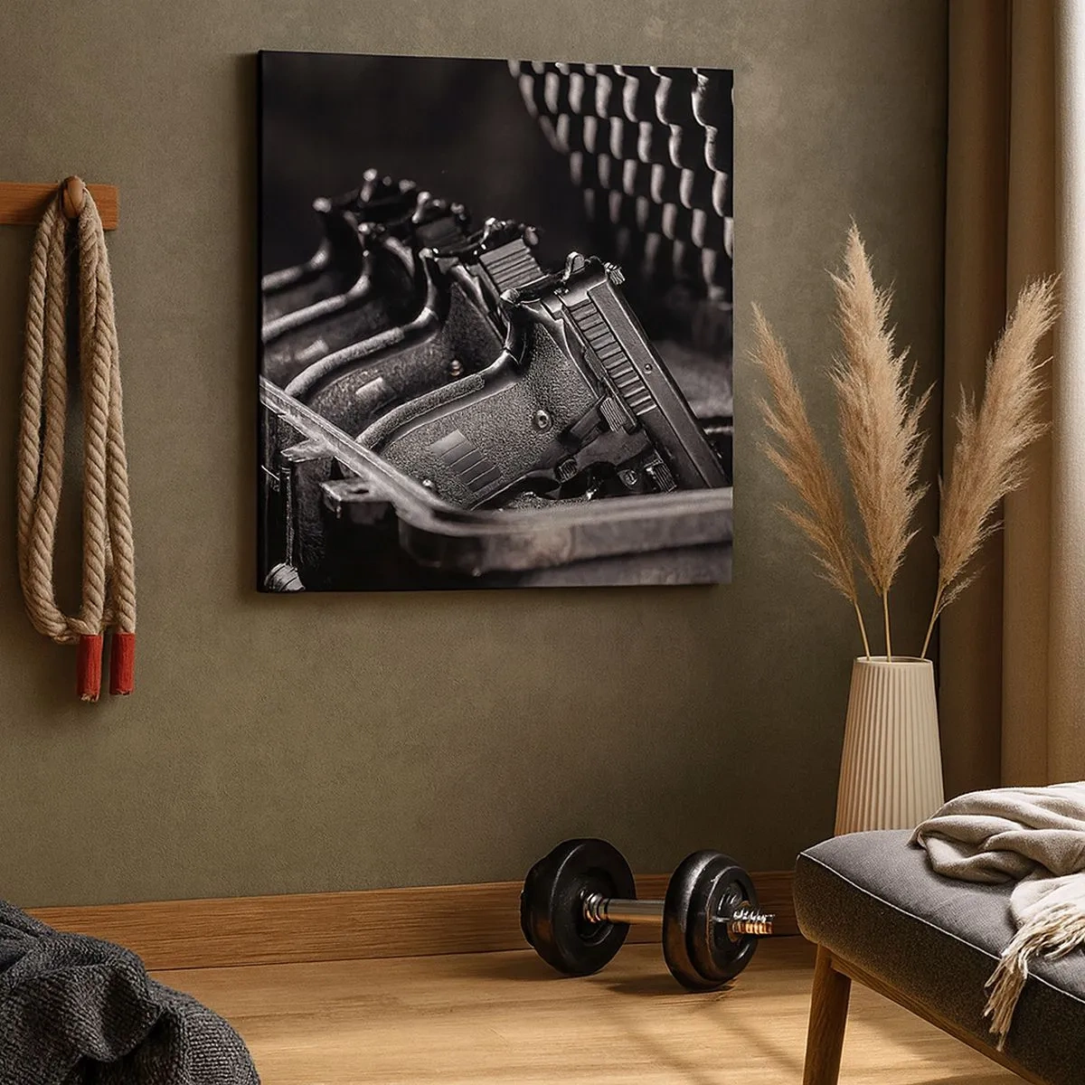 Impression sur toile - Image sur toile - Sport masculin - 30x30 cm