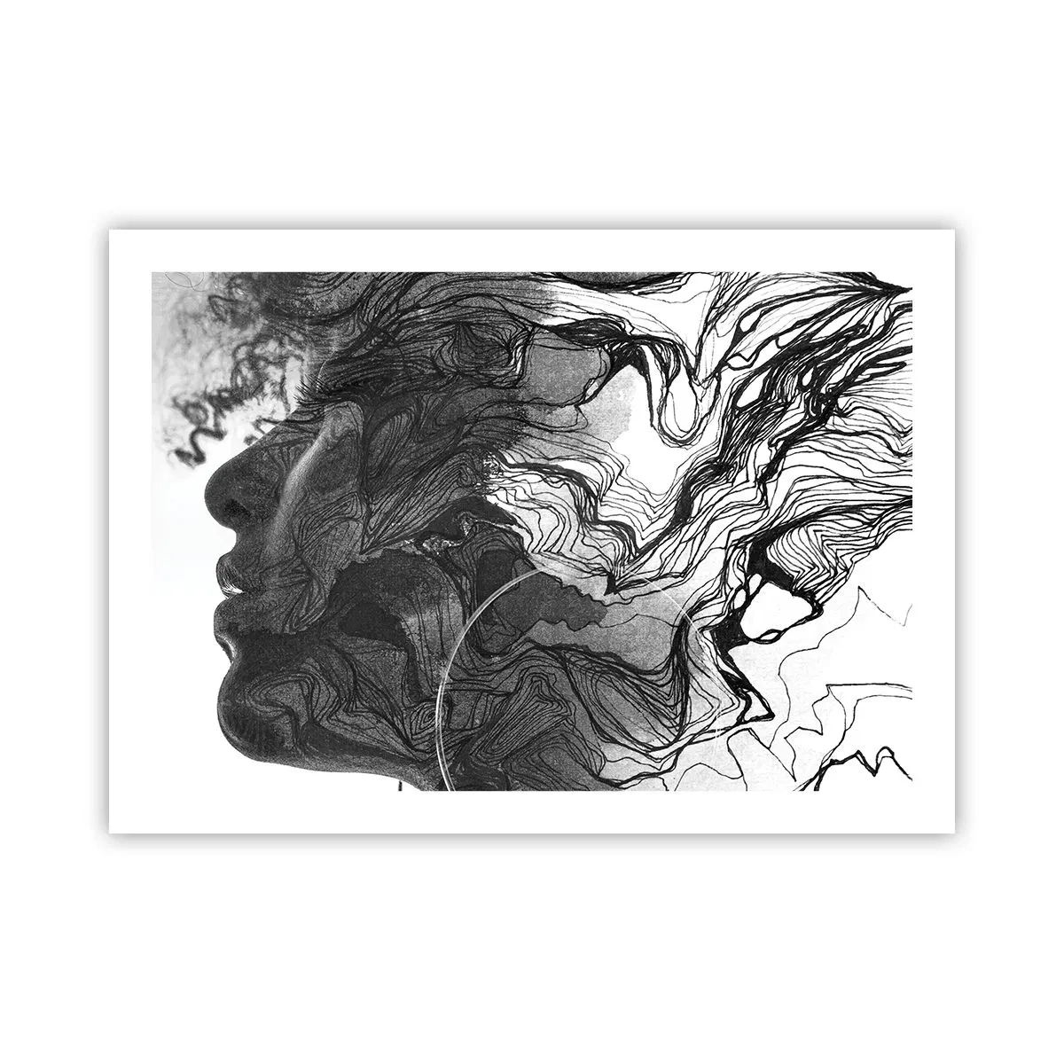 Affiche - Poster - Emmêlé dans les rêves - 70x50 cm