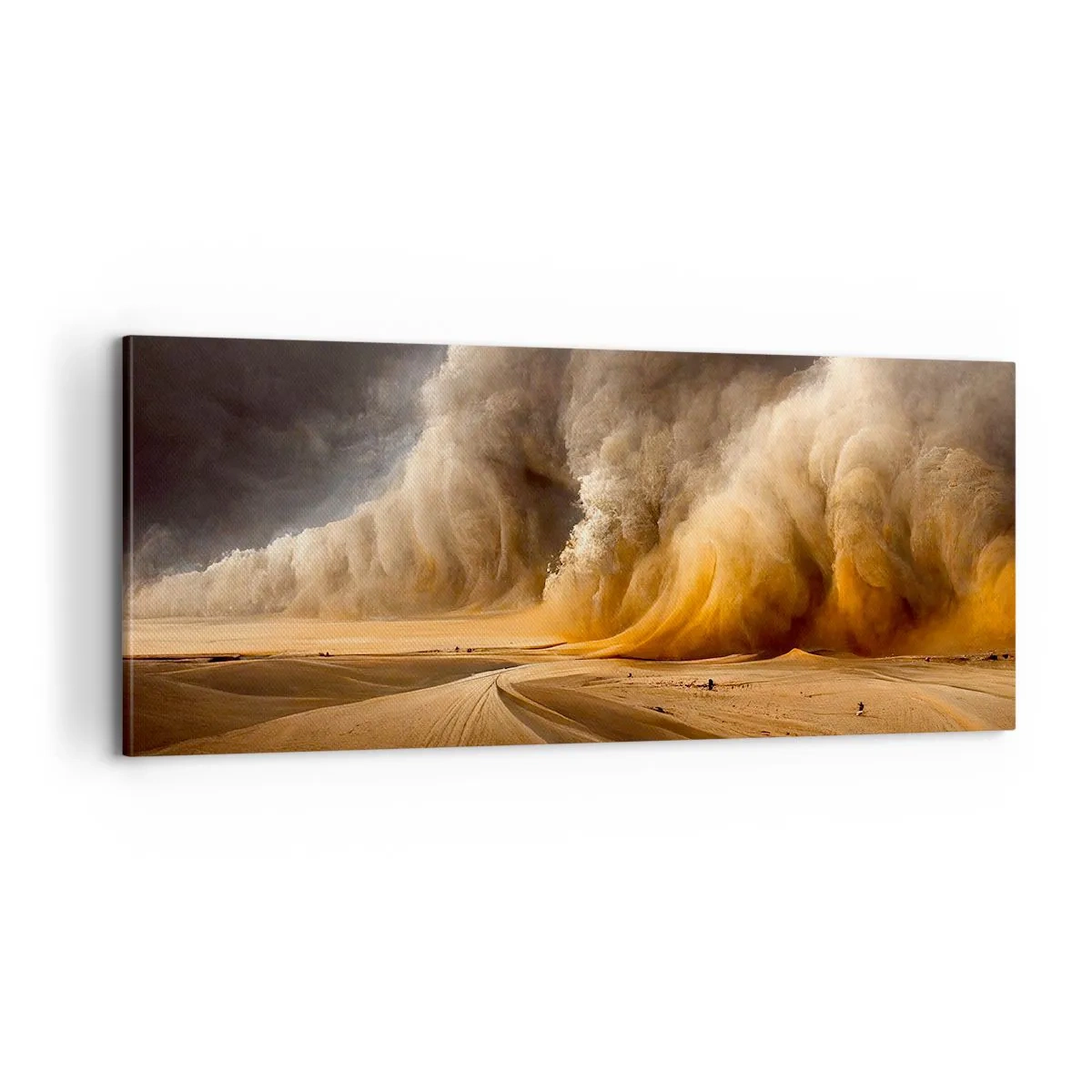 Impression sur toile - Image sur toile - La colère du désert - 100x40 cm