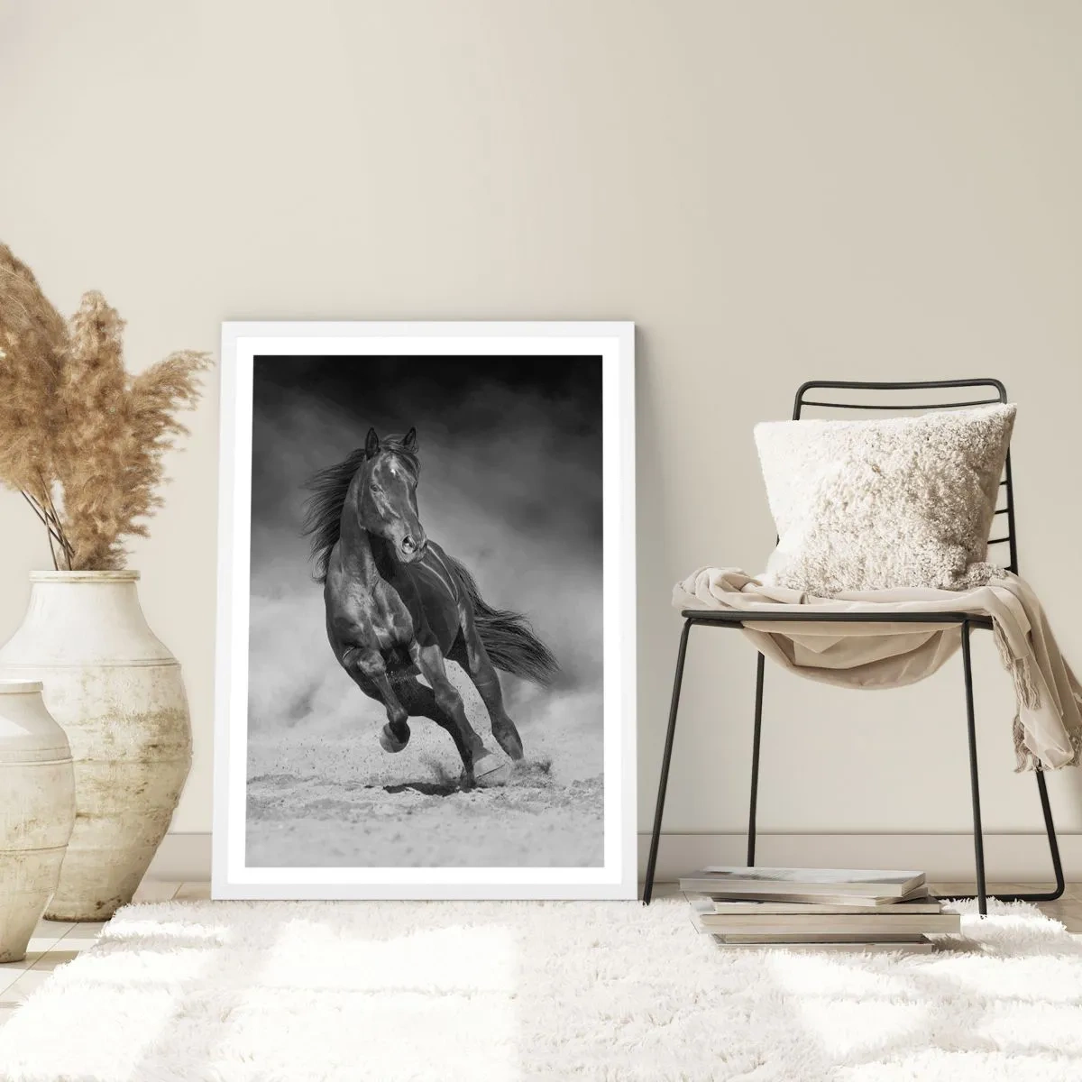 Affiche dans un cadre blanc - Poster - Digne de l'émir lui-même - 61x91 cm