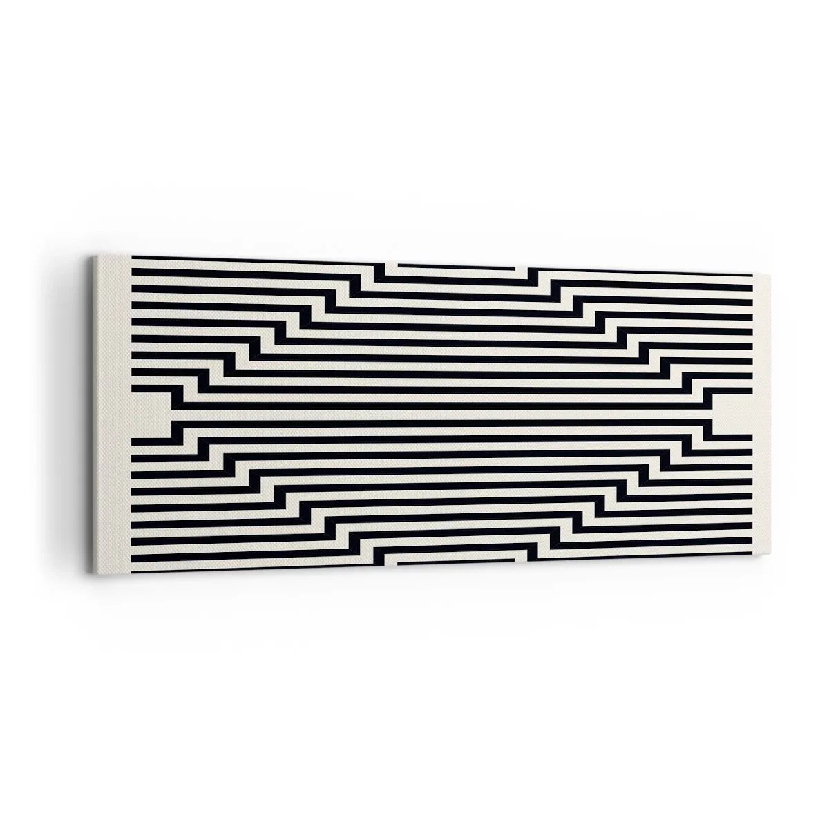 Impression sur toile - Image sur toile - Illusion géométrique - 100x40 cm