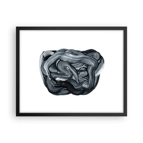 Affiche dans un cadre noir - Poster - Ce n'est pas si simple - 50x40 cm