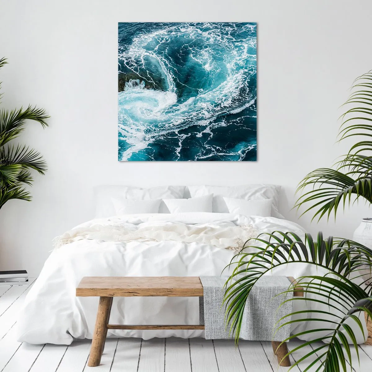 Impression sur toile - Image sur toile - La porte vers le centre de la Terre - 70x70 cm