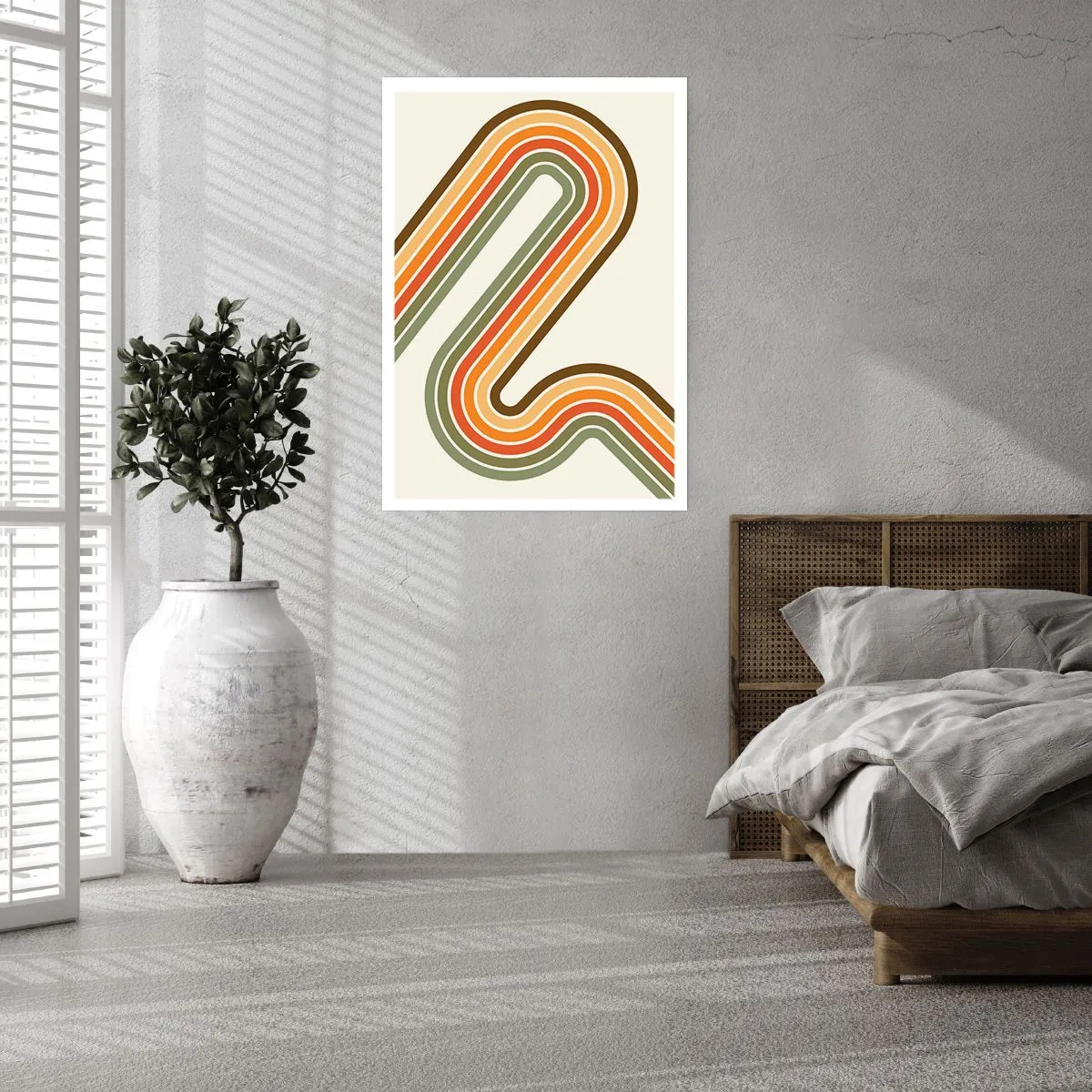 Affiche - Poster - En zig zag vers le but - 30x40 cm