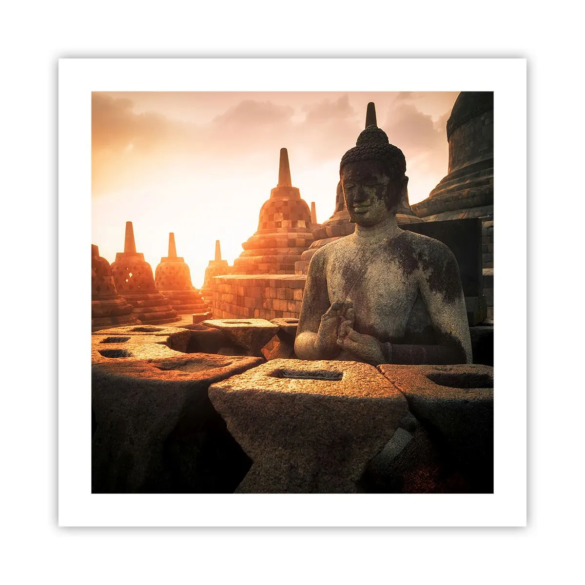 Affiche - Poster - Temps de grande sagesse - 50x50 cm