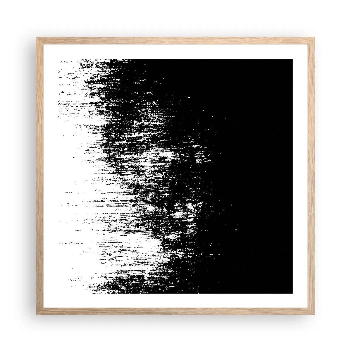 Affiche dans un chêne clair - Poster - Et le gagnant est ... - 60x60 cm