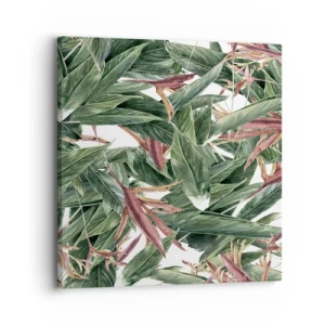 Impression sur toile - Image sur toile - Arbuste émeraude-lilas - 30x30 cm