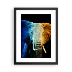 Affiche dans un cadre noir - Poster - Excentrique, pas bizarre - 30x40 cm