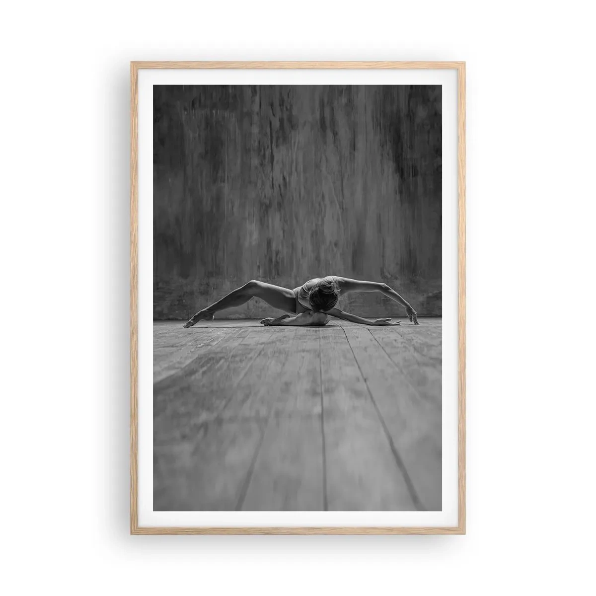 Affiche dans un chêne clair - Poster - Symétrie trouvée - 70x100 cm